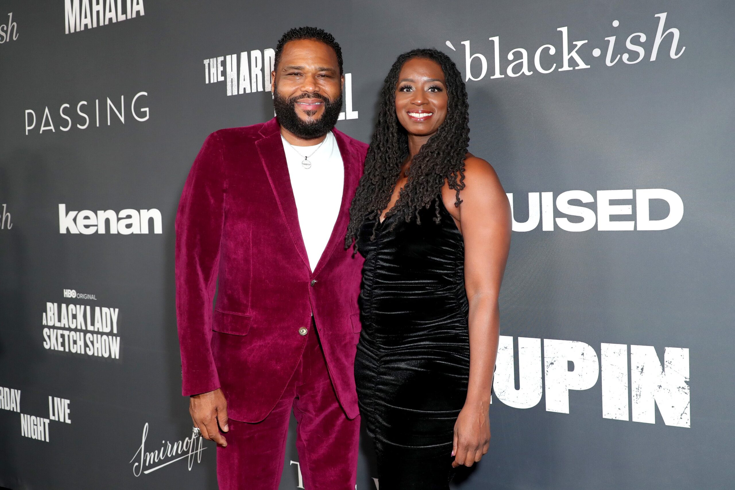 (L-R) Anthony Anderson and Alvina Stewart attend the Fourth Annual Celebration of Black Cinema & Television, presented by the Critics Choice Association at Fairmont Century Plaza on December 06, 2021 in Los Angeles, California. (Photo by Leon Bennett/Getty Images for the Critics Choice Association) Photo: Getty Images Leon Bennett