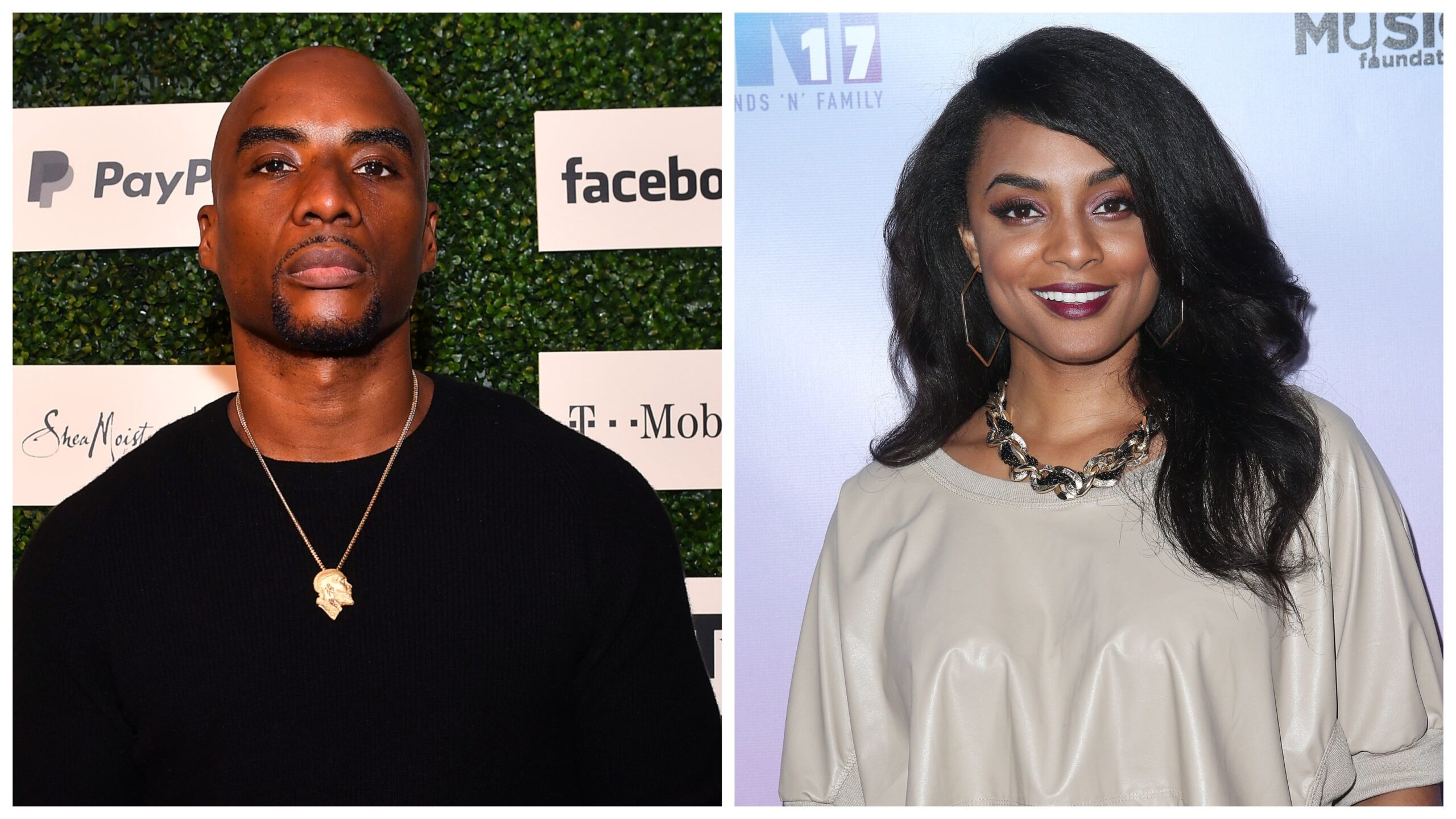 Charlamagne tha God, left; Alesha Reneé. Photo: Getty Images Emma McIntyre for Netflix/ Frederick M. Brown