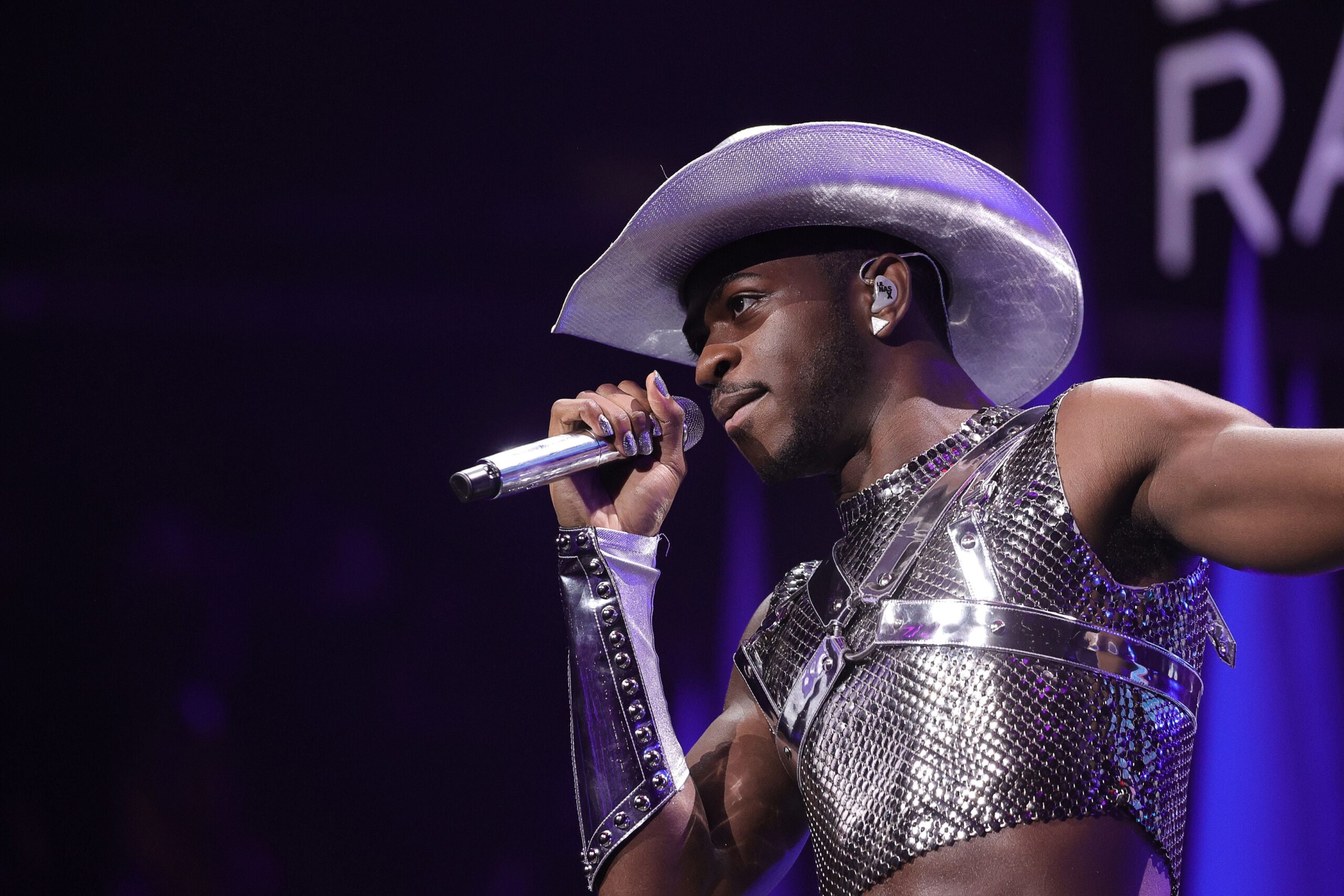 NEW YORK, NEW YORK - DECEMBER 10: Lil Nas X performs onstage during iHeartRadio Z100 Jingle Ball 2021 on December 10, 2021 in New York City. (Photo by Jamie McCarthy/Getty Images for iHeartRadio) Photo: Getty Images Jamie McCarthy