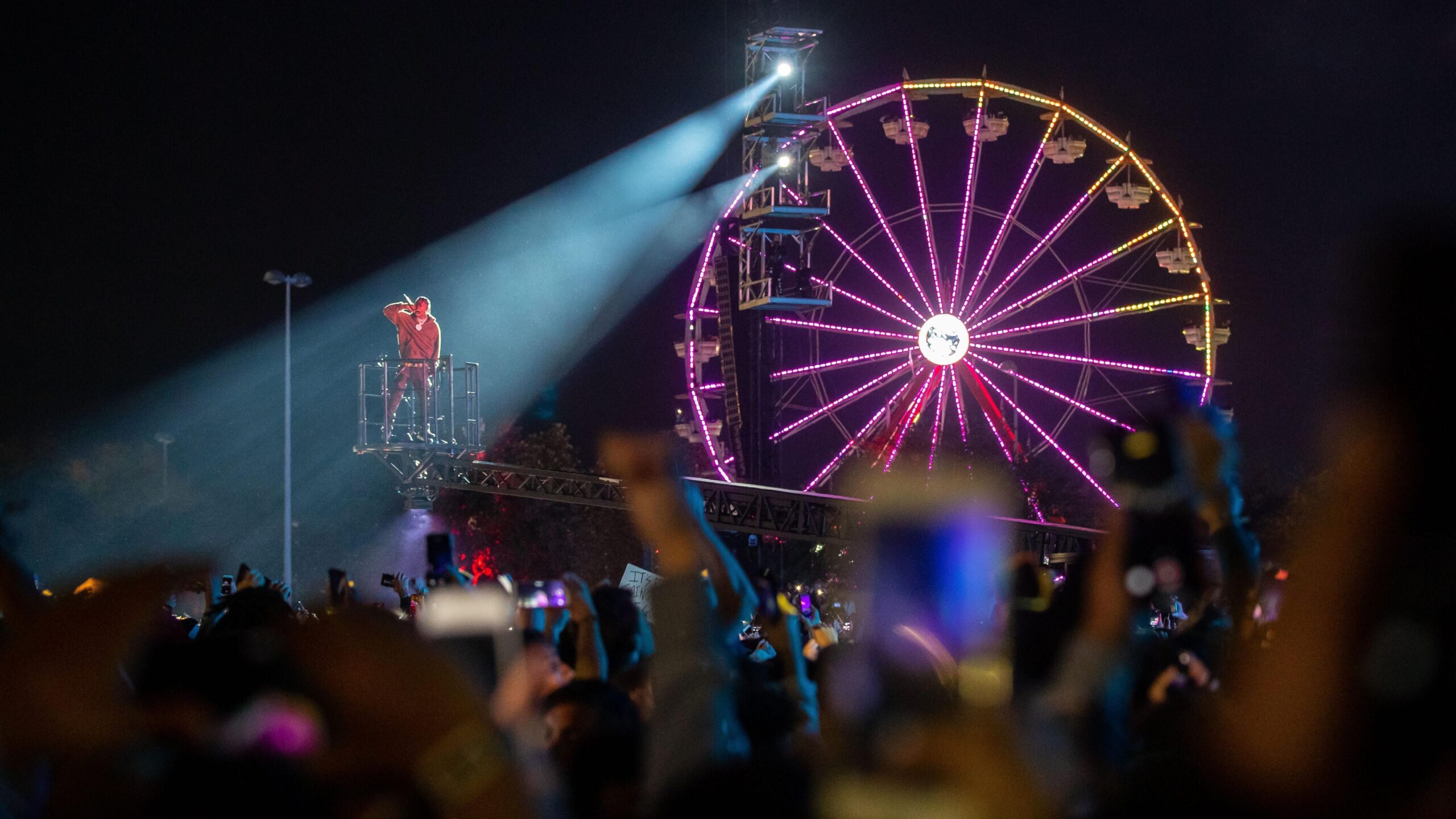 Travis Scott performs during the Astroworld Festival at NRG Stadium on November 9, 2019 in Houston, Texas. Photo: Getty Images SUZANNE CORDEIRO/AFP