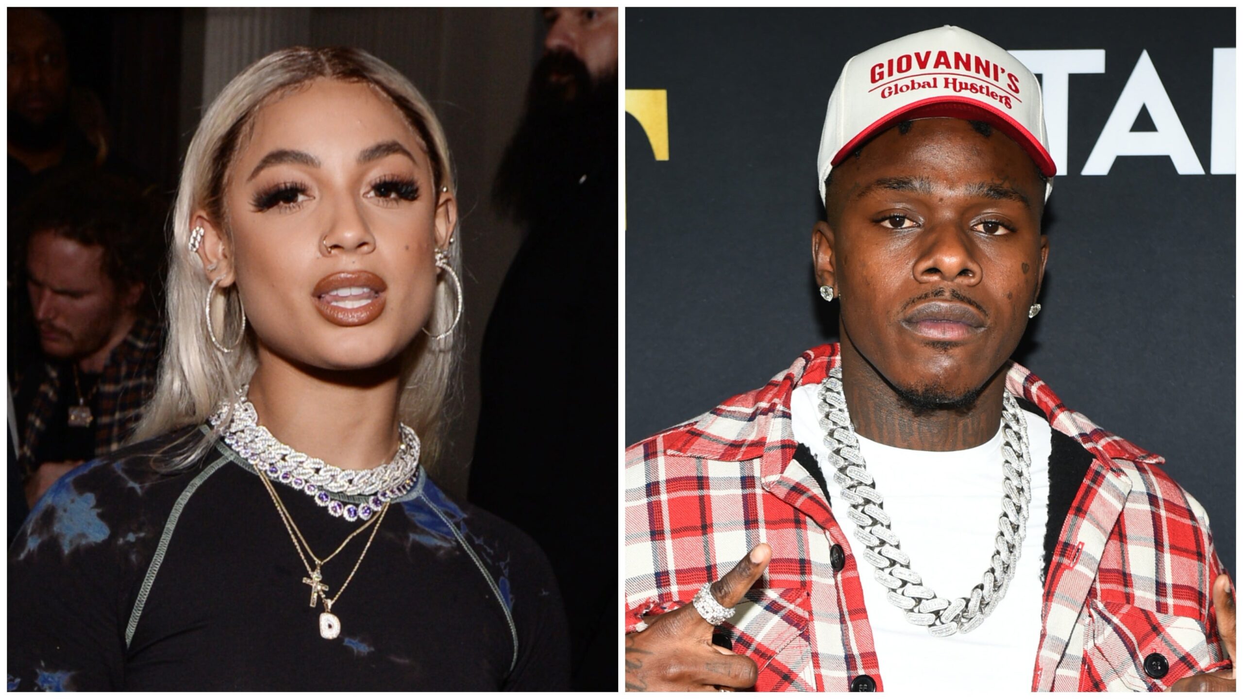 Danileigh, left; DaBaby. Photo: Getty Images Daniel Boczarski for Young Money/Republic Records/Marcus Ingram