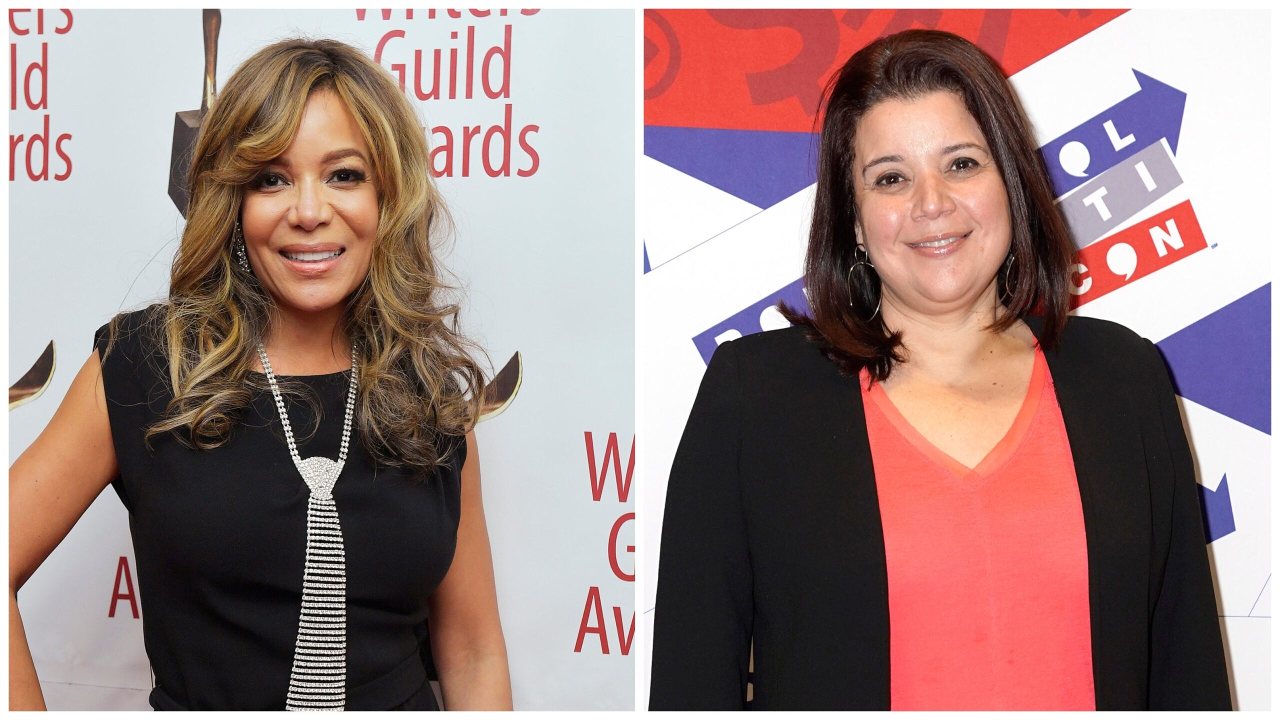 Sunny Hostin, left; Ana Navarro. Photo: Getty Images Roy Rochlin for Writers Guild of America,East/Ed Rode for Politicon