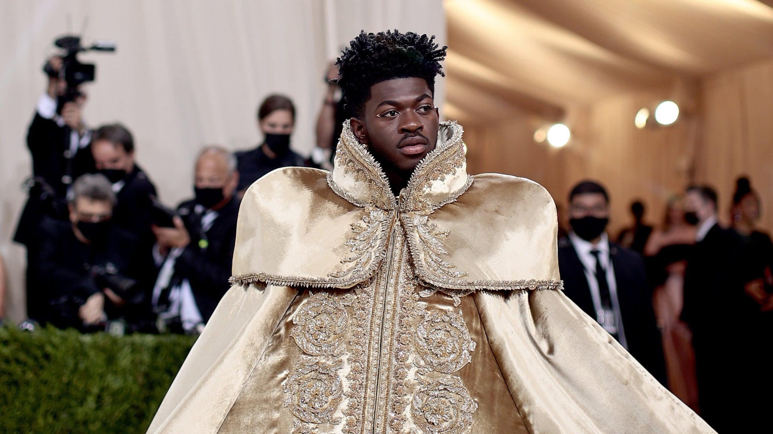 Lil Nas X attends the 2021 Met Gala Celebrating In America: A Lexicon Of Fashion at Metropolitan Museum of Art on September 13, 2021 in New York City. Photo: Getty Images Dimitrios Kambouris