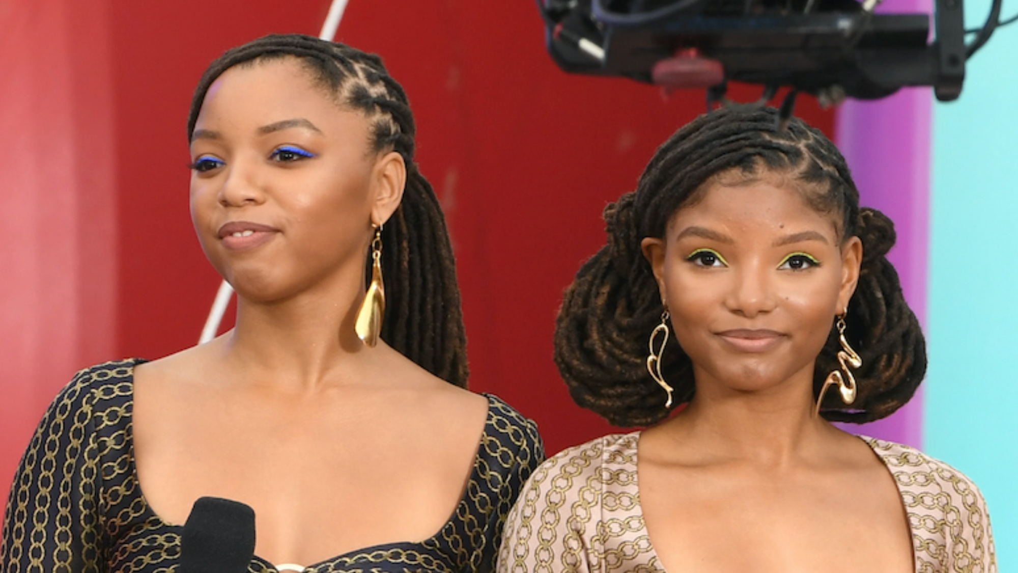 Chloe Bailey and Halle Bailey speak onstage during FOX’s Teen Choice Awards 2019 on August 11, 2019. Photo: Getty Images Kevin Winter