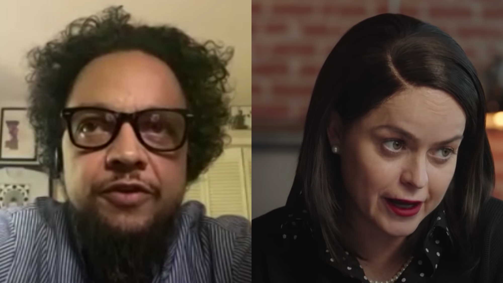 Director Coke Daniels; Taryn Manning in Karen (2021) Screenshot: YouTube