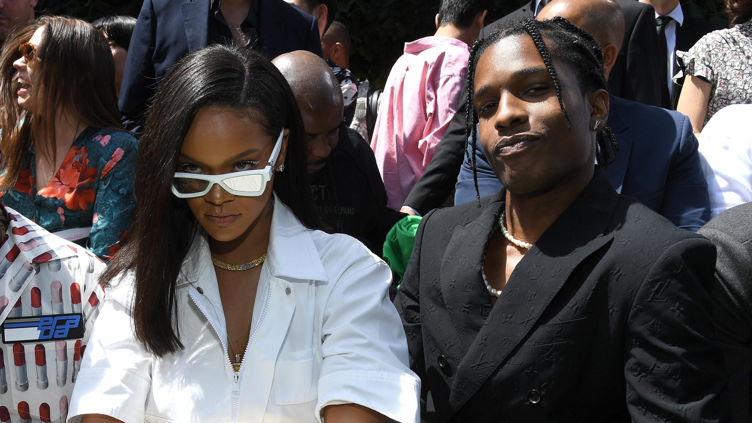Rihanna and A$AP Rocky attend the Louis Vuitton Menswear Spring/Summer 2019 show on June 21, 2018, in Paris, France. Photo: Getty Images Pascal Le Segretain