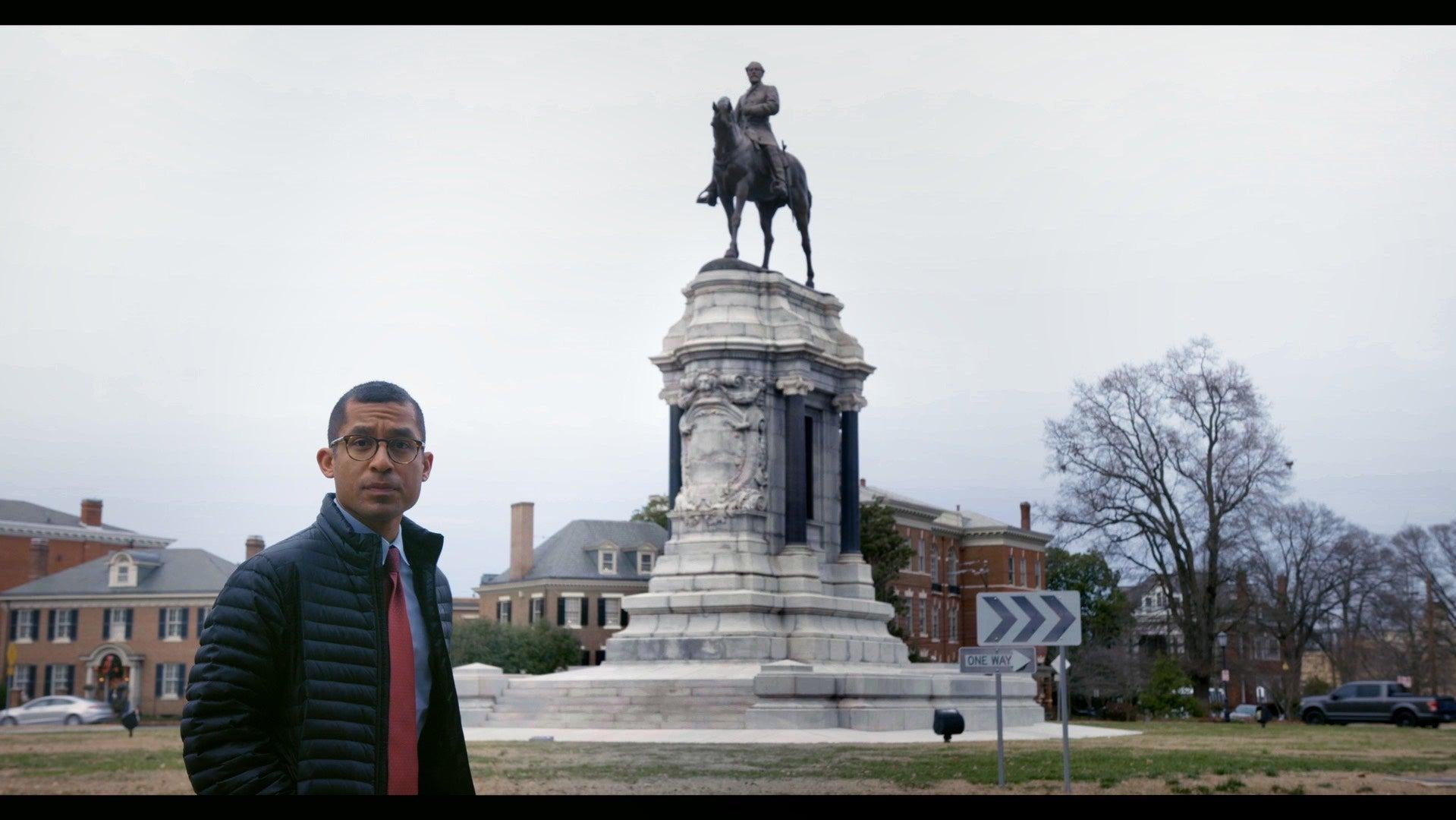 Director CJ Hunt in PBS POV documentary The Neutral Ground (2021) Photo: Courtesy of PBS POV