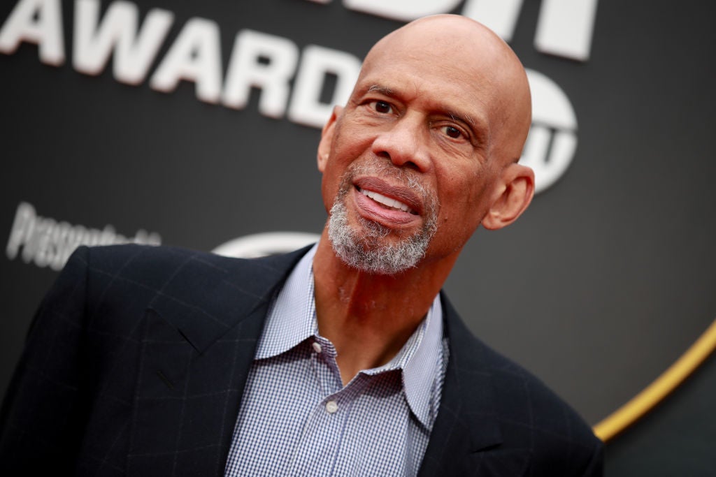 Kareem Abdul-Jabbar attends the 2019 NBA Awards at Barker Hangar on June 24, 2019 in Santa Monica, California. Photo: Getty Images Rich Fury