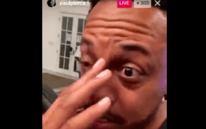 I Ain't One to Gossip, but Paul Pierce Might've Had a Mid-Life Crisis This Weekend and Was Stupid Enough to Put It on IG Live