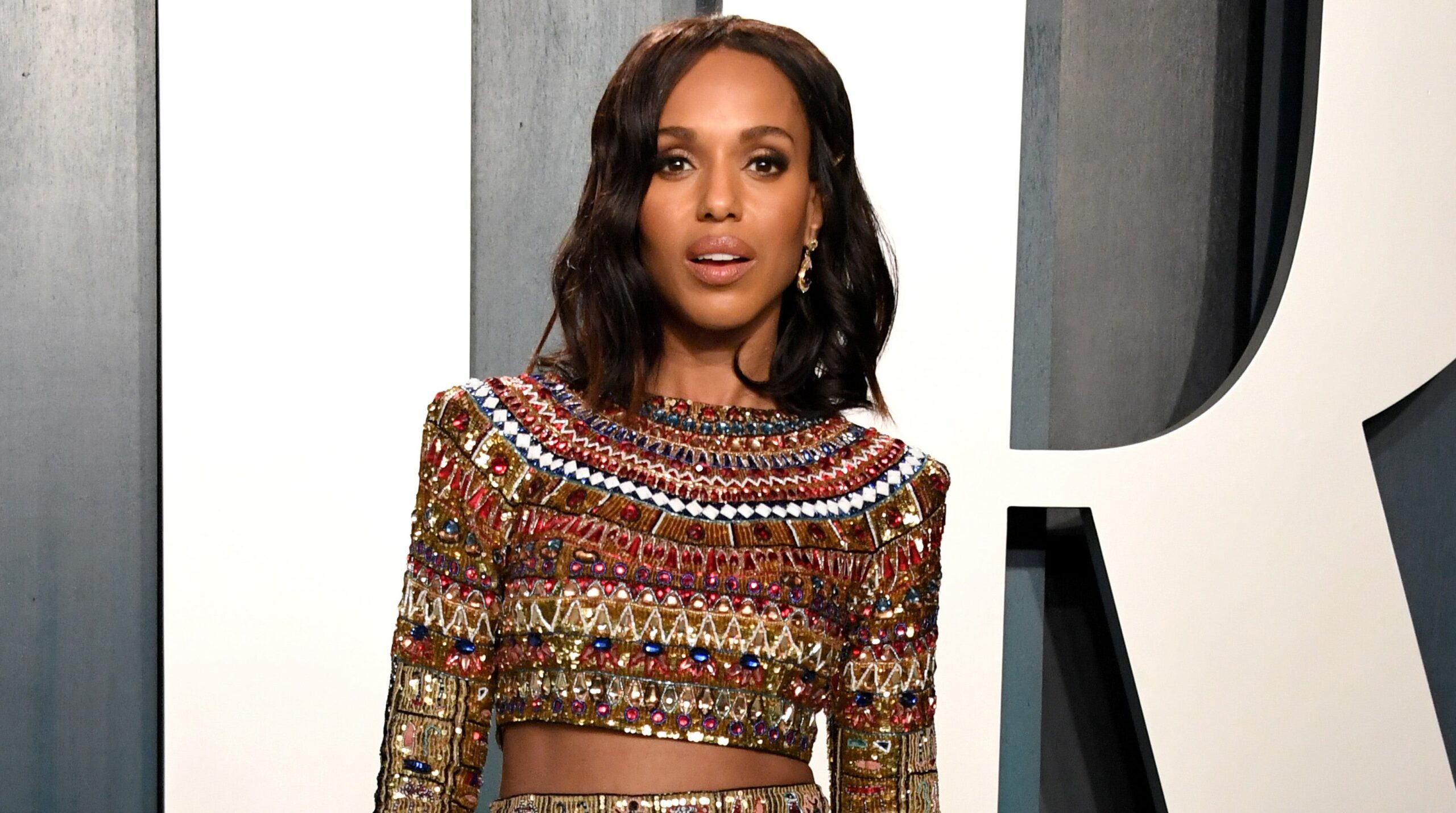 Kerry Washington attends the 2020 Vanity Fair Oscar Party on February 09, 2020 in Beverly Hills, California. Photo: Getty Images Jon Kopalofffor WireImage