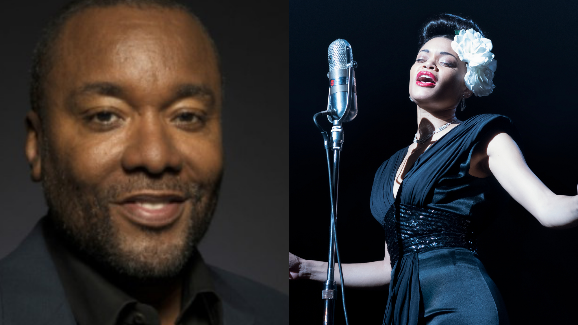 Lee Daniels; Andra Day in The United States Vs. Billie Holiday (2021) Photo: Ron Eshel/AP (Courtesy of Lee Daniels)