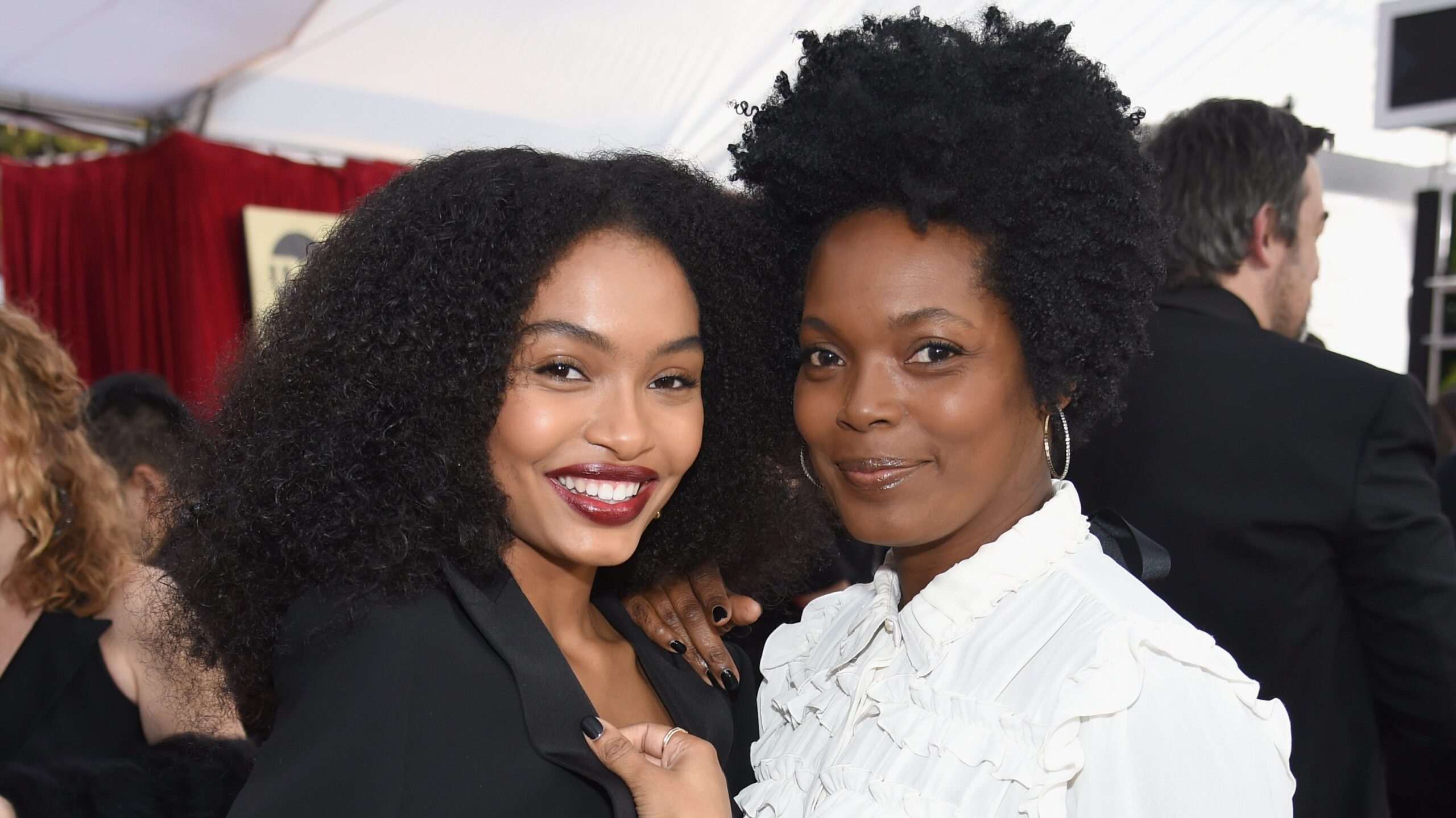 Yara Shahidi and Keri Shahidi attend the 24th Annual Screen Actors Guild Awards on January 21, 2018 in Los Angeles, California. Photo: Getty Images Dimitrios Kambouris for Turner