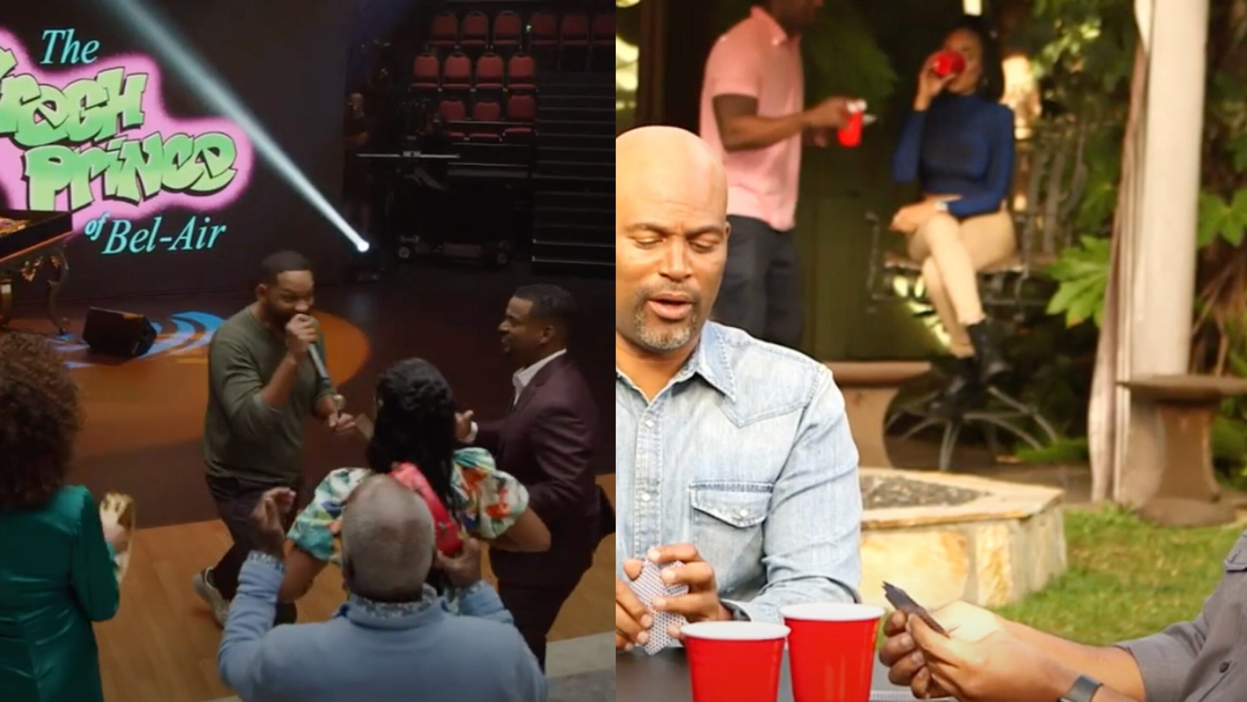 The Fresh Prince of Bel-Air Reunion (2020); All the Way Black (2020) Screenshot: HBO Max/YouTube