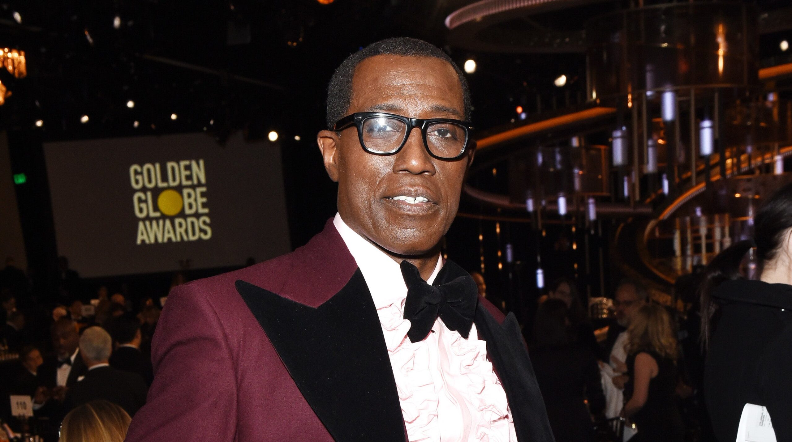 Wesley Snipes attends the 77th Annual Golden Globe Awards on January 5, 2020. Photo: Getty Images Presley Ann/Getty Images for Icelandic Glacial