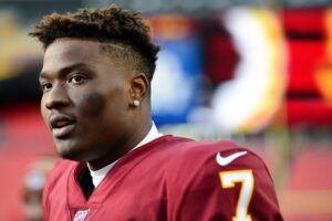 Twitter Cries Foul After Washington Benches Dwayne Haskins: 'Why Do Black QBs Seem to Get Much Shorter Leashes?'