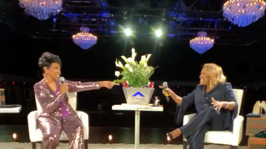 Gladys Knight and Patti LaBelle at Verzuz Screenshot: verzuztv/Instagram