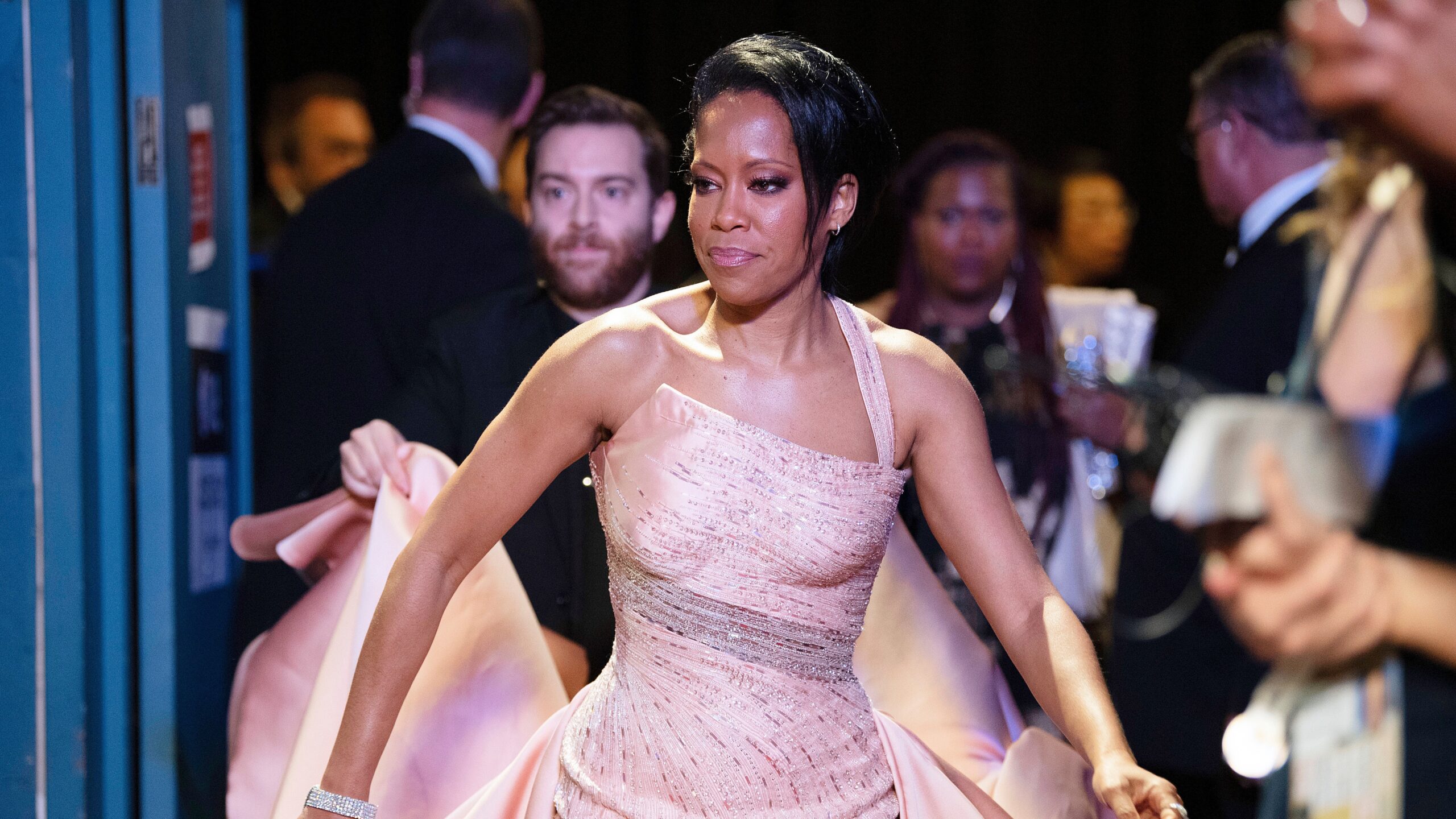 Regina King looks on backstage during the 92nd Annual Academy Awards on February 09, 2020, in Hollywood, California. Photo: Getty Images Matt Petit - Handout/A.M.P.A.S. via Getty Images