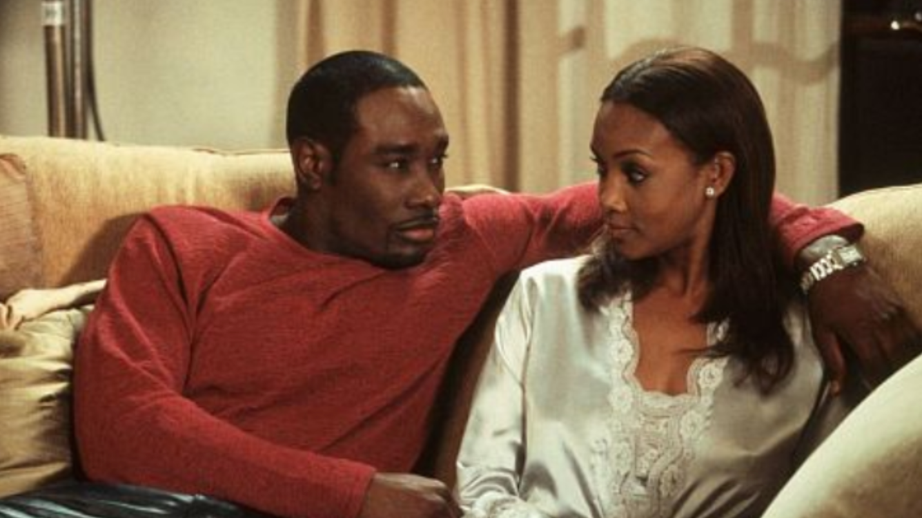 Morris Chestnut, left, and Vivica A. Fox in Two Can Play That Game (2001) Photo: Screen Gems