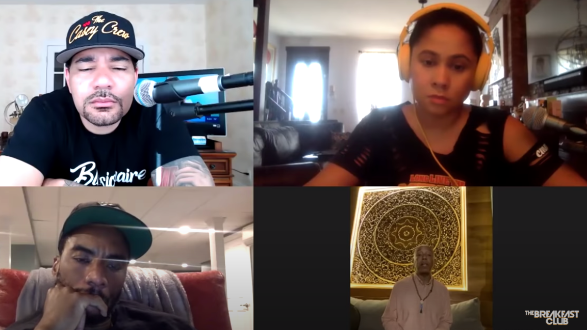 The Breakfast Club interview with Russell Simmons Screenshot: YouTube Breakfast Club Power 105.1 FM