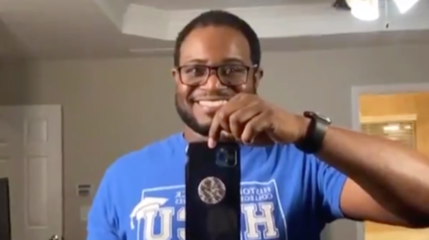 Get Out/Us fusion TikTok video Screenshot: TikTok @eugenebush