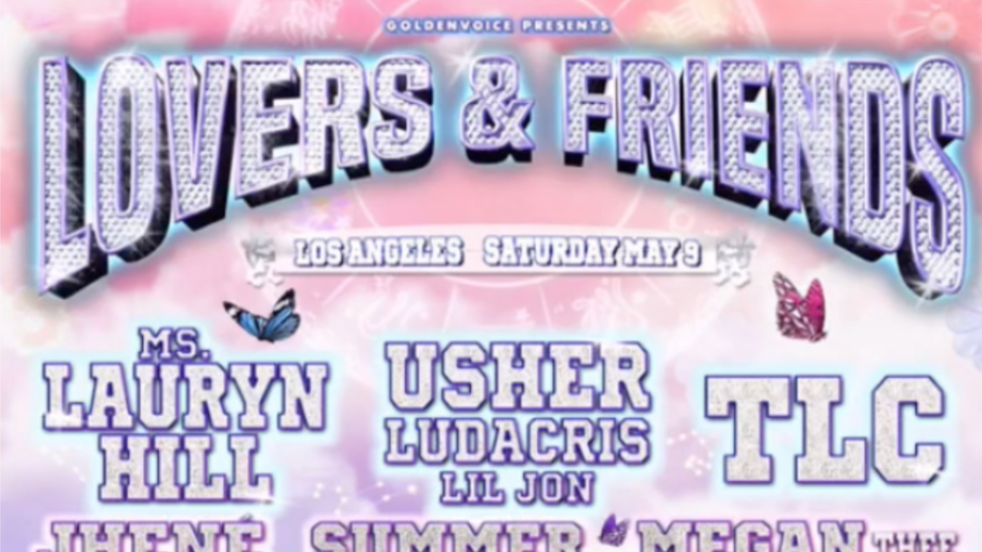 Goldenvoice Presents Lovers & Friends flyer Screenshot: YouTube