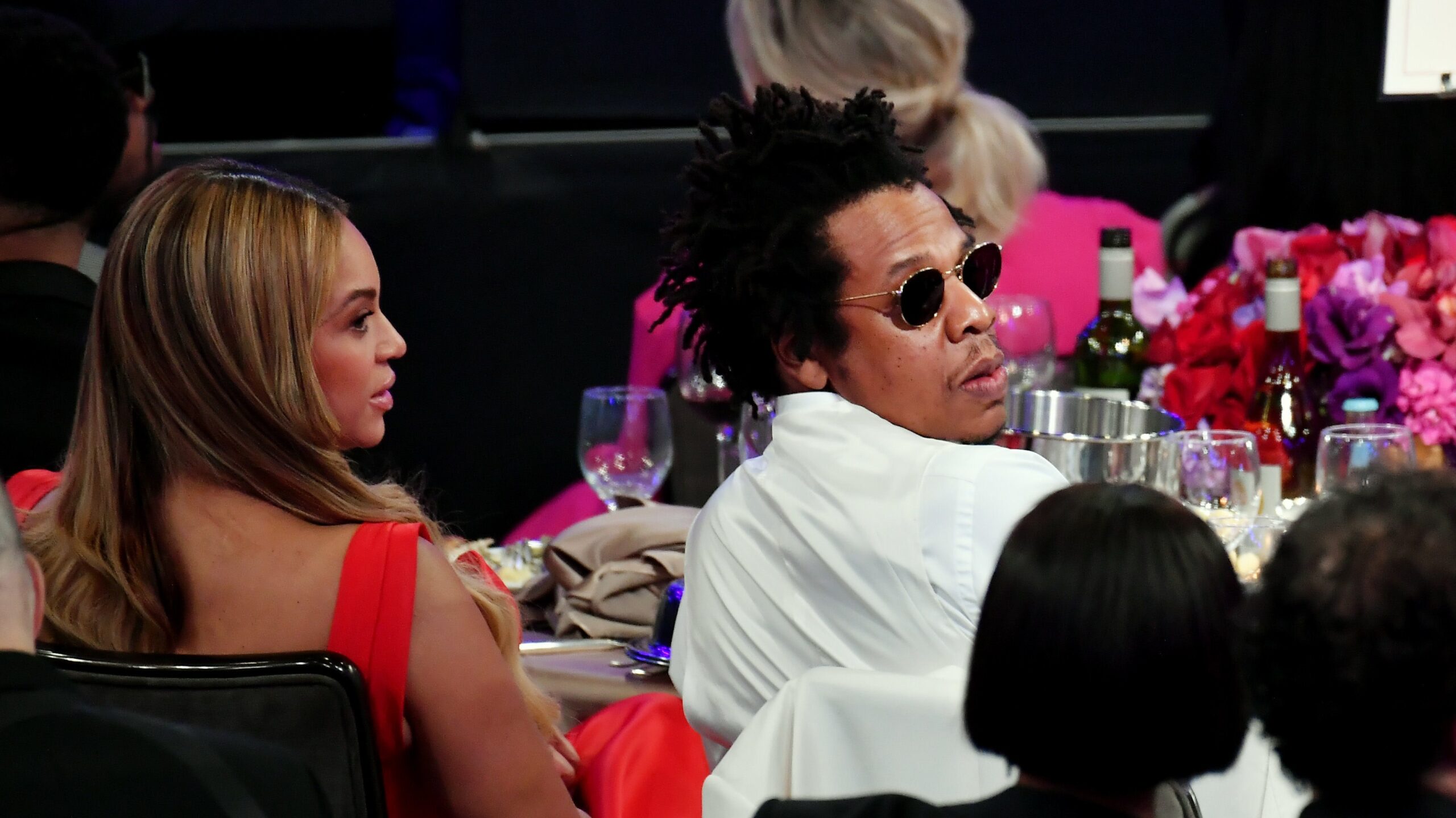 Beyoncé and Jay-Z attend the Pre-GRAMMY Gala and GRAMMY Salute to Industry Icons Honoring Sean “Diddy” Combs on Jan. 25, 2020, in Beverly Hills, Calif. Photo: Getty Images Allen Berezovsky