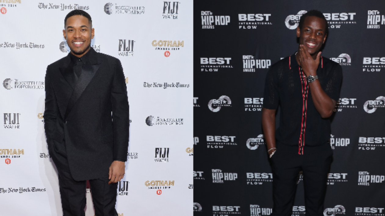 (L-R): Kelvin Harrison Jr. attends the 2019 IFP Gotham Awards with FIJI Water on Dec. 2, 2019, in New York City; Michael Ward attends BET International’s “International Flow” nominees celebration on Oct. 4, 2019, in Atlanta. Photo: Getty Images for FIJI Water Noam Galai
