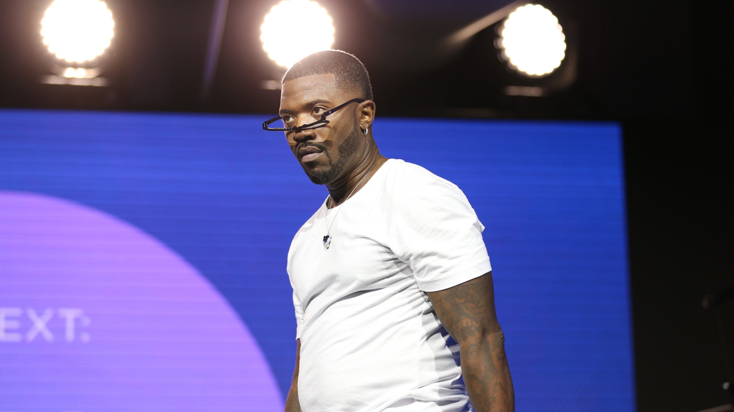 Ray J speaks on stage at the REVOLT X AT&T 3-Day Summit In Los Angeles - Day 1 on October 25, 2019 in Los Angeles, California. Photo: Getty Images for REVOLT Phillip Faraone