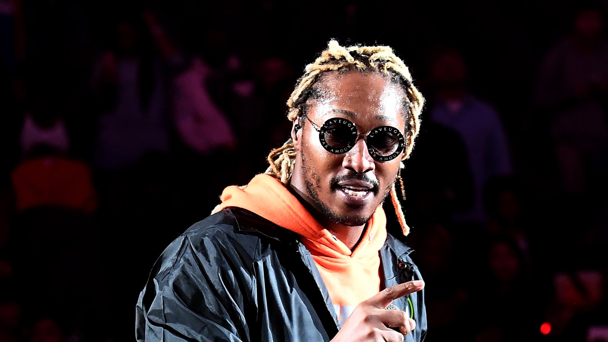 Future performs in concert after the game between the Dallas Mavericks and the Atlanta Hawks on October 24, 2018 in Atlanta, Georgia. Photo: Getty Images Paras Griffin