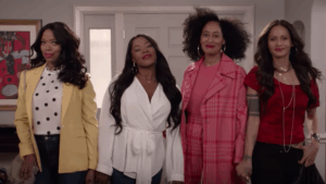 Black-ish: Girlfriends Reunite to Talk Intersectional Feminism. Also, a Girlfriends Character Was Originally White?