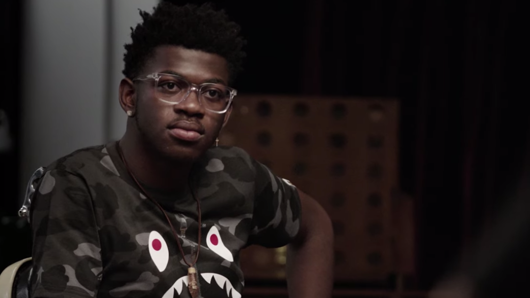 Lil Nas X in The Shop Screenshot: YouTube HBO