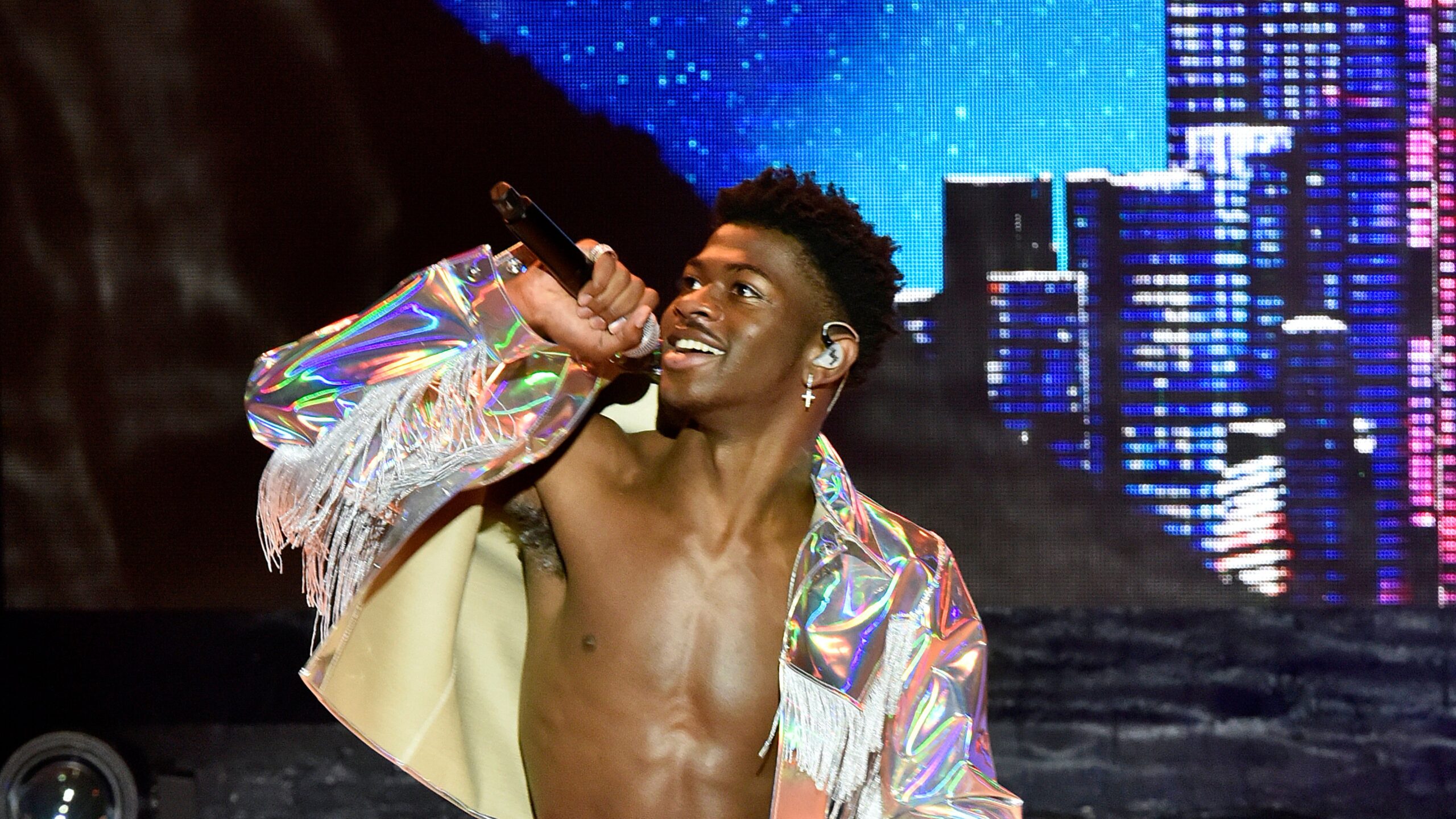 Lil Nas X performs on stage during Internet Live By BuzzFeed on July 25, 2019 in New York City. Photo: Getty Images for BuzzFeed Eugene Gologursky