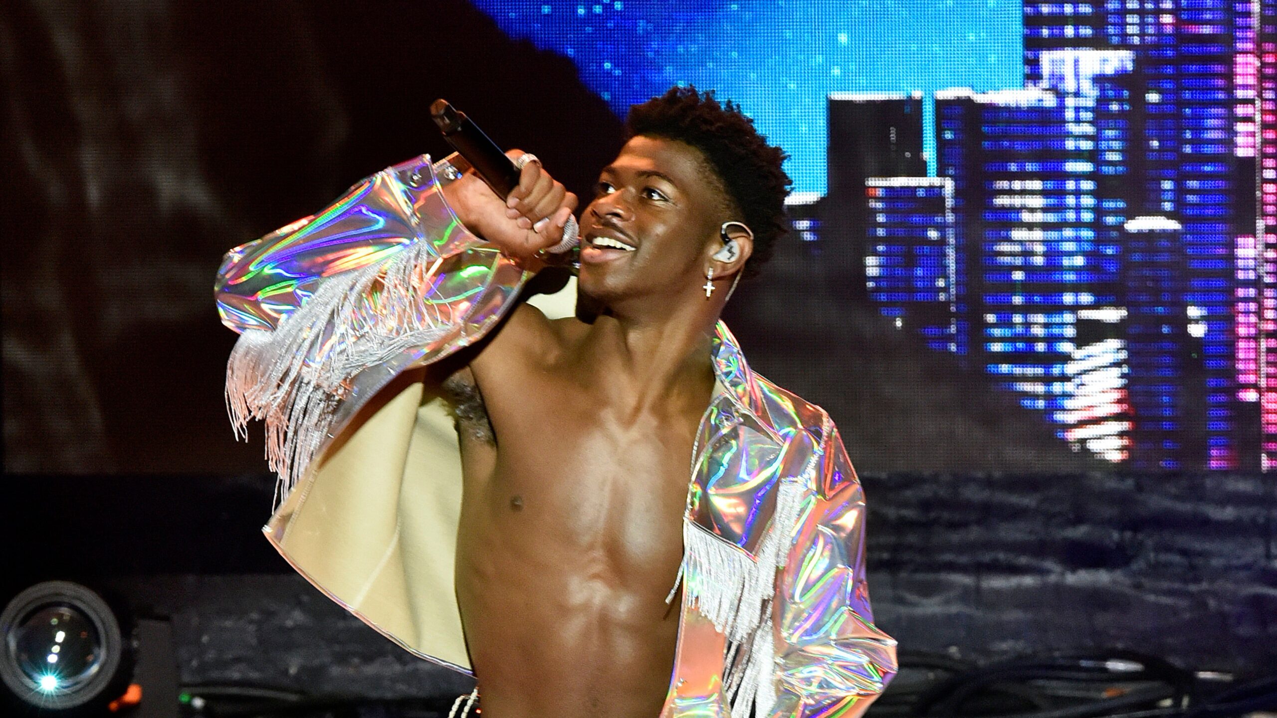 Lil Nas X performs on stage during Internet Live By BuzzFeed on July 25, 2019 in New York City. Photo: Getty Images for BuzzFeed Eugene Gologursky