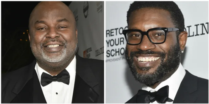 Gil Robertson IV (l) and Shawn Edwards (r), founders of the African American Film Critics Association Photo: Getty