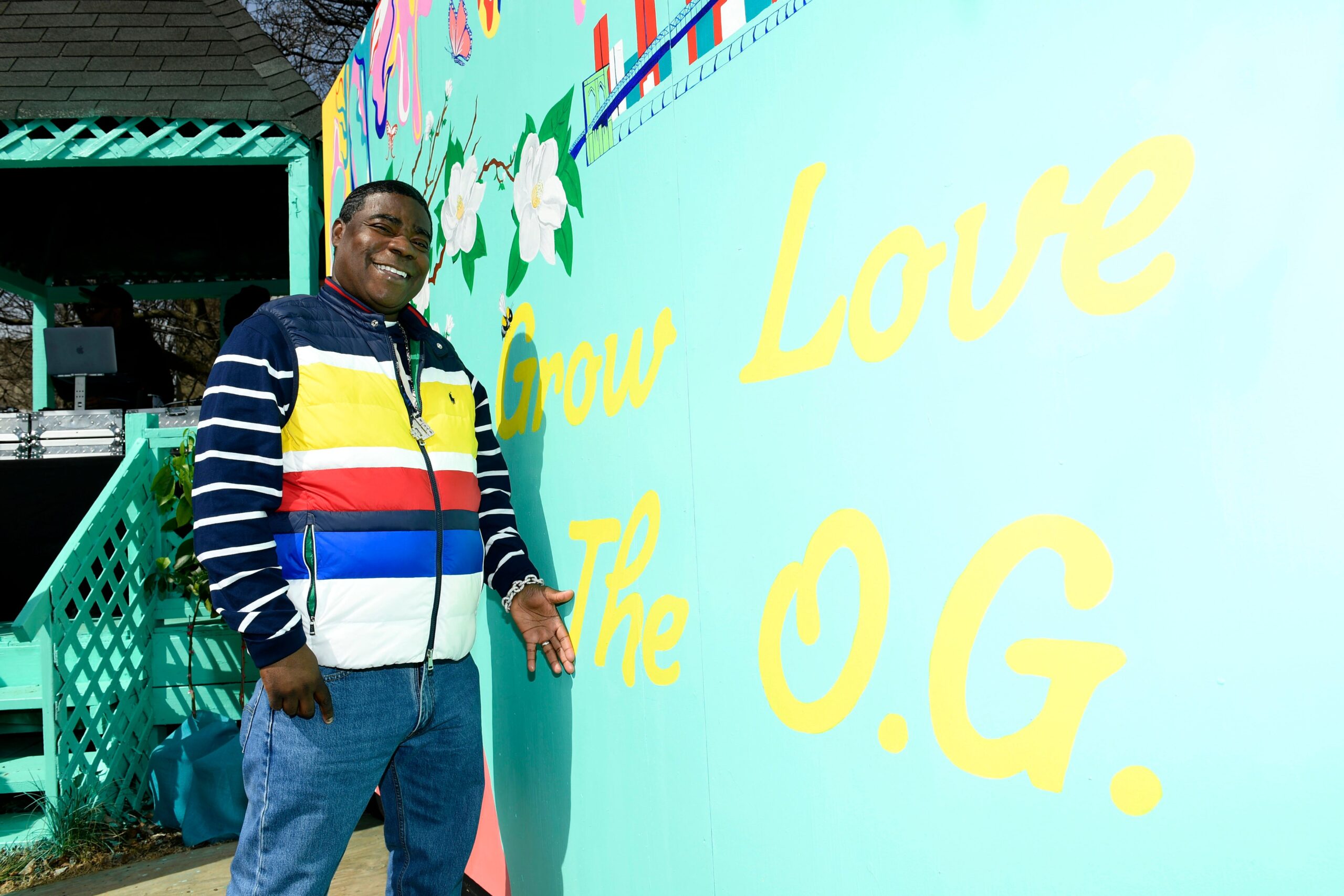 Tracy Morgan at the Garden Party for Good at the Hattie Carthan Community Garden in Brooklyn, N.Y., March 28, 2019. Photo: Getty Images for TBS Mike Coppola