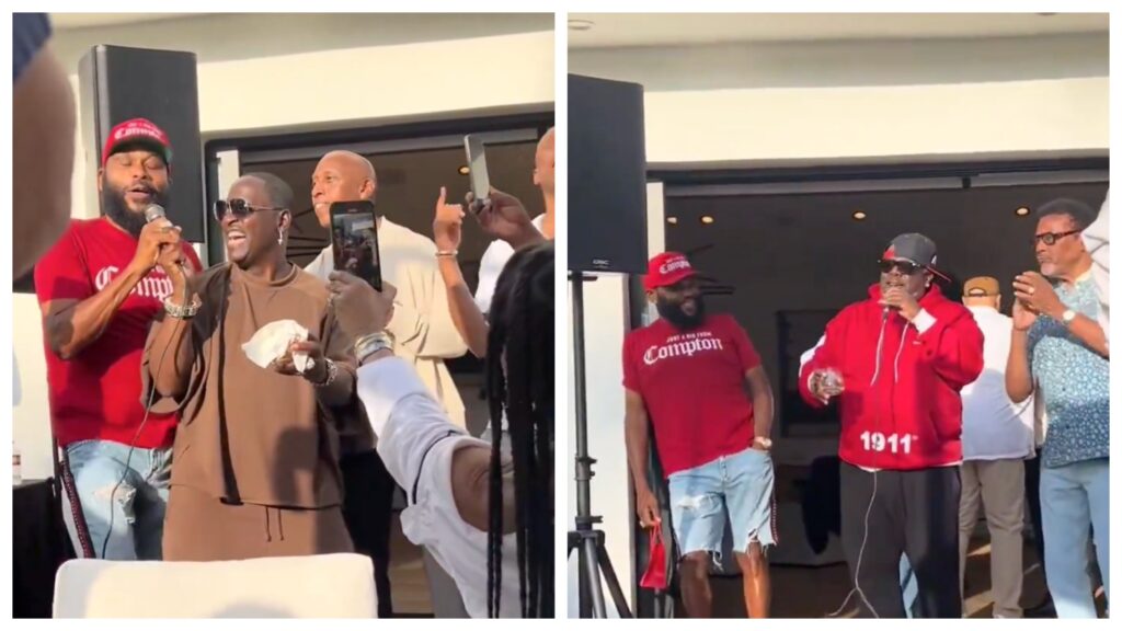 Viral Video of Johnny Gill Cutting Up With Black Hollywood ‘Uncles’ Has the Internet Jealous