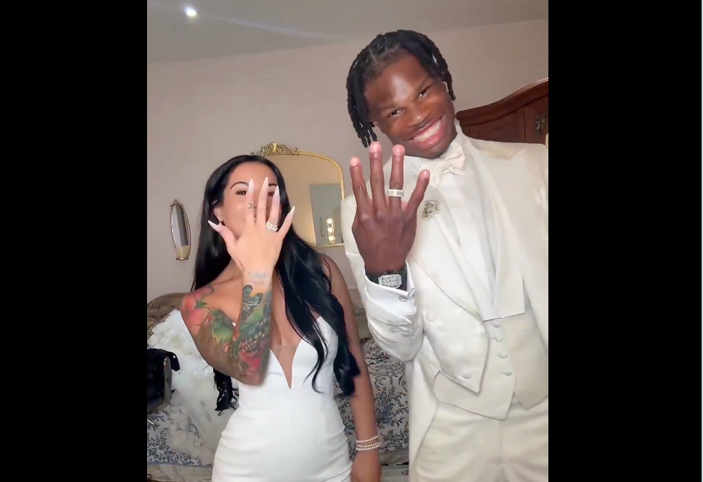 Travis Hunter Said ‘I Do’ After the Internet Said ‘Don’t,’ and Black Social Media is Spiraling